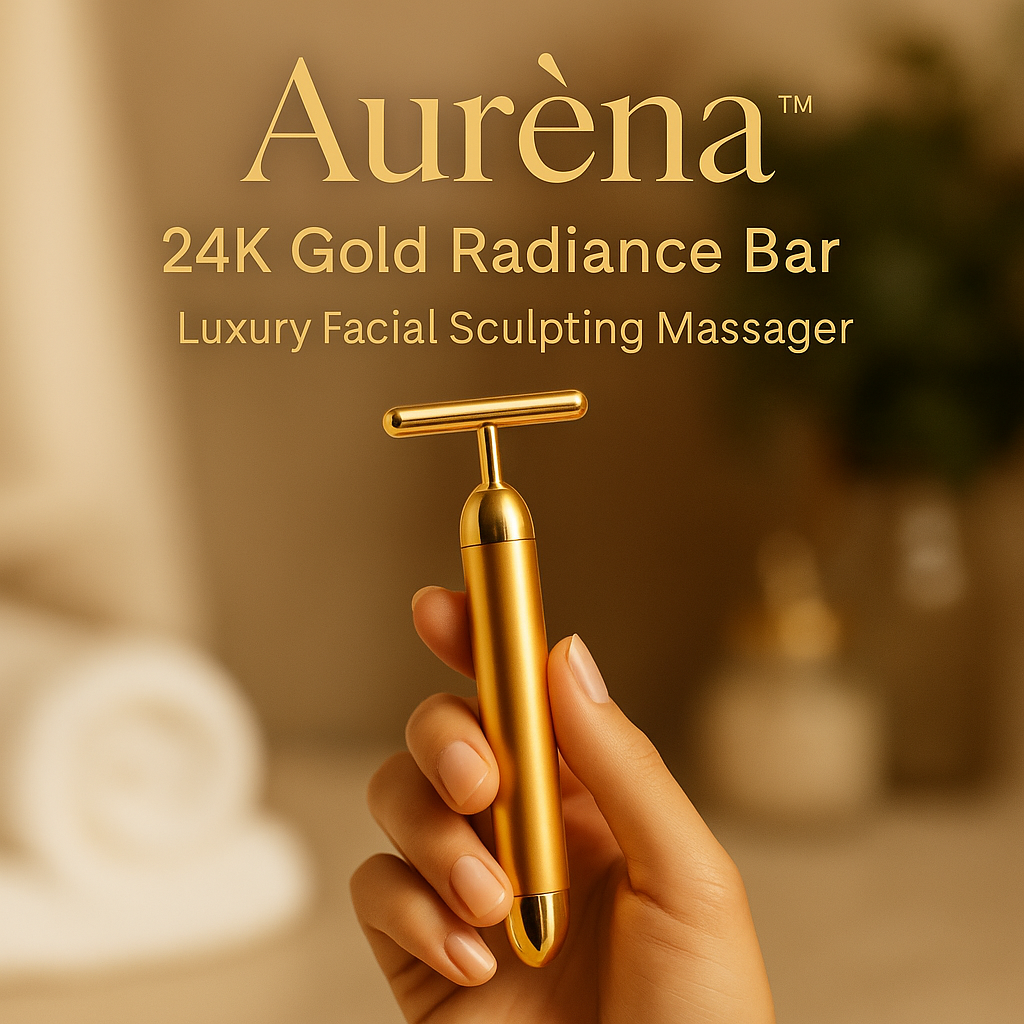 Auréna™ - 24K Gold Luxury Facial Sculpting Massager